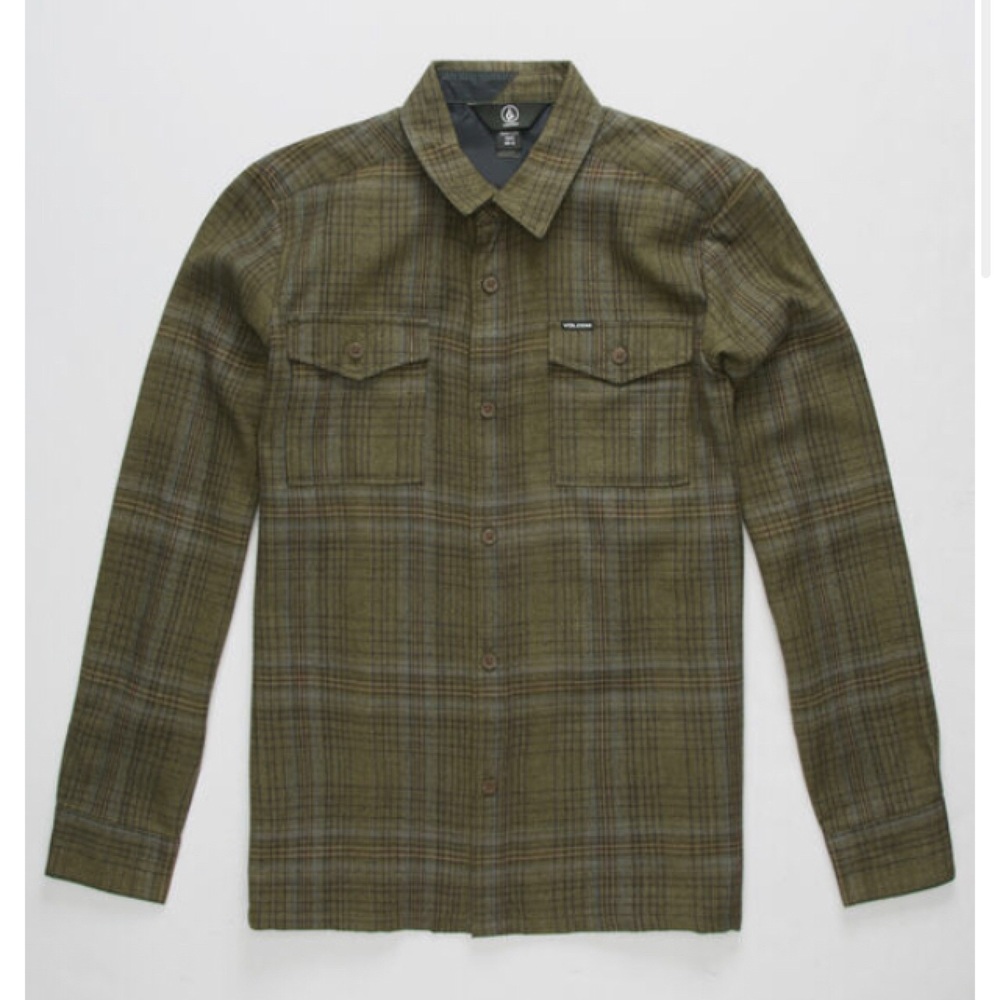 VOLCOLM  Bodhi Boys Flannel Shirt